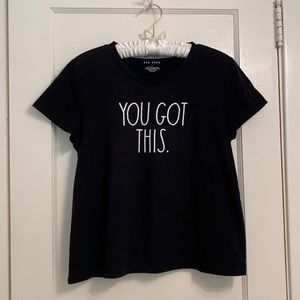 “You Got This” Black short sleeve T shirt size L